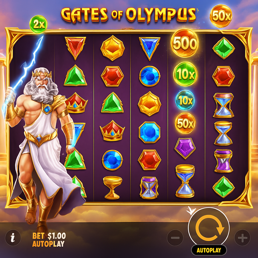 Ice Casino - Gates of Olympus Slot Game - Pragmatic Play
