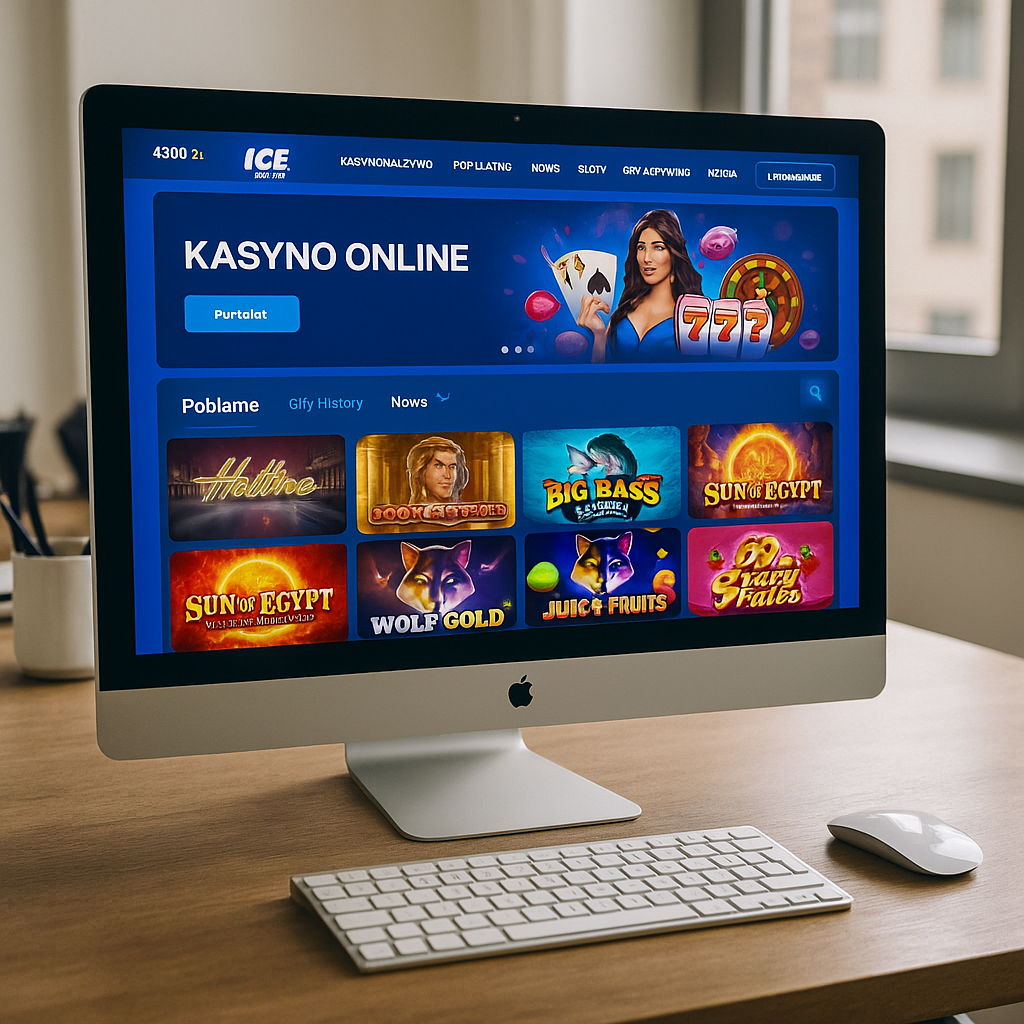 Ice Casino - Desktop Interface - Intuitive Design and Navigation