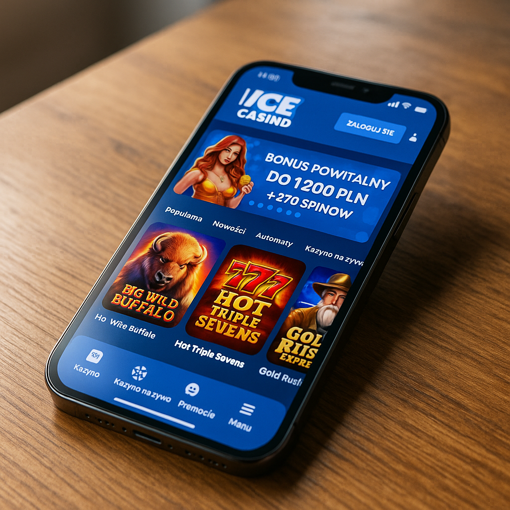 Ice Casino - Mobile Platform - Responsive Design for iOS and Android